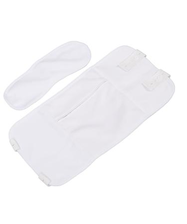 Buy Organic White Castor Oil Wrap Pack for Waist & Neck - Reusable Adjustable Promotes Relaxation & Digestion - International Shipping Available - Buy Online on SooperMarket.com
