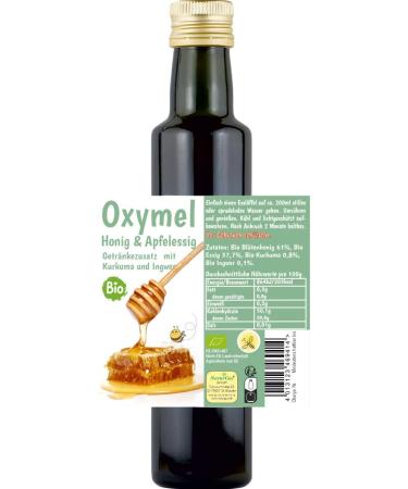 Buy Oxymel Organic Turmeric & Ginger Drink Additive 100ml with Honey & Apple Cider Vinegar - International Shipping Available - Buy Online on SooperMarket.com