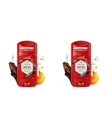 Old Spice Deep Sea Deodorant Stick For Men 85ml (Pack of 2) 85 ml (Pack of 2)