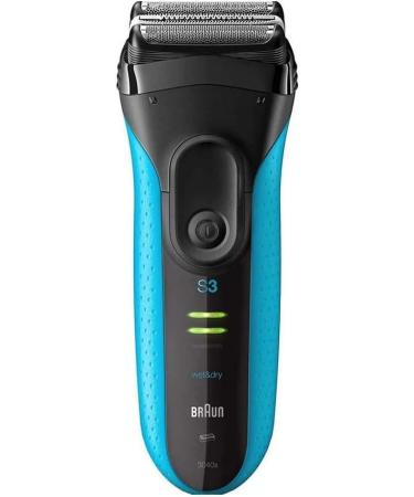 Buy Braun Series 3 Razor for Men - 3-in-1 Electric Shaver with 30 Min Runtime - 3010BT Blue & Black Bundle - Buy Online on SooperMarket.com