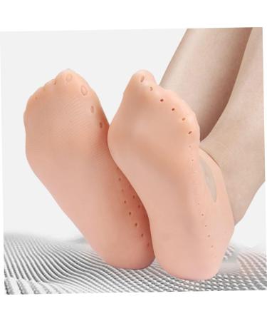 minkissy 6 Pairs Heel Socks for Cracked Heels Heel Protectors for High Heel Shoes Moisturizing Sleeves Foot Softening Socks Silicone Heel Cover Moisturizing Socks Anti Slip Socks Increased - Buy Online on SooperMarket.com