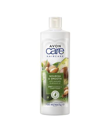 Avon Care 2 in 1 Shampoo & Conditioner with Avocado and Almond Oil 700 ml