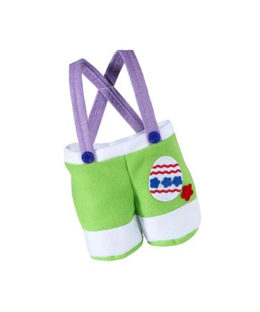 KOMBIUDA Candy Pants Bag Handbag Candy Bag for Easter Candy Bags for Easter Child Packing Bag Christmas 18X15X7CM Green