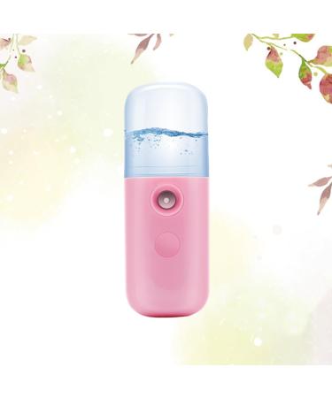 WOONEKY 2pcs USB Charging Steamer Mini Face Steamer Humidifier Face Sprayer Cool Facial Mister Pink - Buy Online on SooperMarket.com