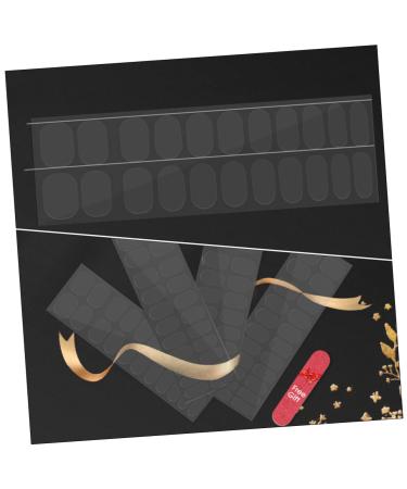 Mikinona 10 Sheets Nail Stickers Gel Nail Wraps with Fingernail Pedicure Stickers Bandelette Clear Nail Wraps Gel Pedicure Kit Gel Nail Strips Manicure Strips P dicure Tip Double Sided Tape - Buy Online on SooperMarket.com
