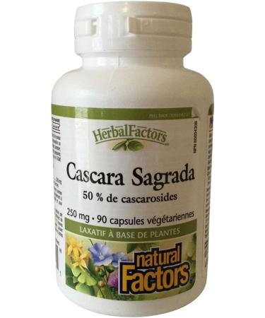 Natural Factors Cascara Sagrada 250 mg 90 Capsules - Buy Online on SooperMarket.com