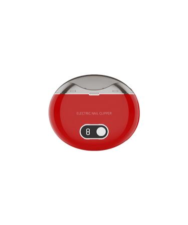 vreplrse Professional Electric Nail Clippers with UV Disinfection ABS Automatic Nail Fingernail Professional Nail Nail Supplies Red