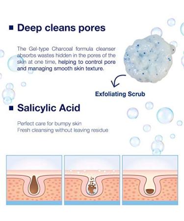 Epielle Charcoal Exfoliating Scrub 2pk - Deep Clean Pores Exfoliate & Smooth Skin - International Shipping Available - Buy Online on SooperMarket.com