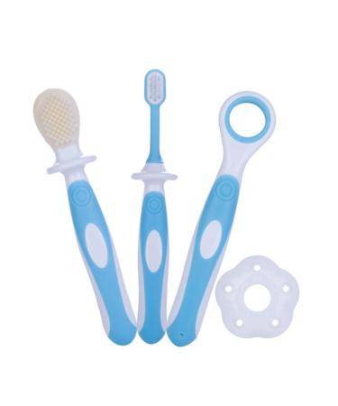 NUOBESTY Child Toothbrush Toys for Toothbrush for Toothbrush Fur Three Piece Suit Blue