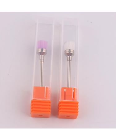Dajidafu Nail Drill Bits Brush Portable Salon Manicure Fingernail Toenail Remover Pedicure Cleaning Replacement Parts Accessories Pink - Buy Online on SooperMarket.com