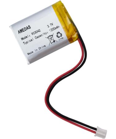 903042 Rechargeable Lipo Battery - Compatible Replacement for Multiple Devices | PH 2.54 JST Connector & Tool Included - Buy Online on SooperMarket.com