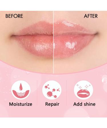 Lisara Hydrating Lip Glow Oil - Moisturizing Lip Gloss for Plumping and Nourishing lips - Clear - Buy Online on SooperMarket.com