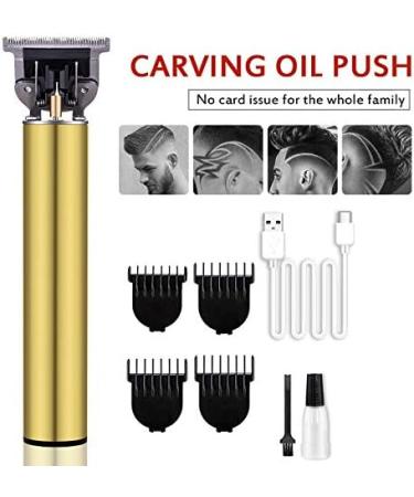 Electric Pro for T- Cordless Trimmer Wireless Portable Hair Clipper Oil Clipper-Gold - Buy Online on SooperMarket.com
