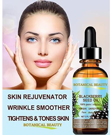 100% Pure Blackberry Seed Oil - Virgin Unrefined Cold Pressed Carrier Oil for Face Skin Hair | 0.5 Fl. oz - Buy Online on SooperMarket.com