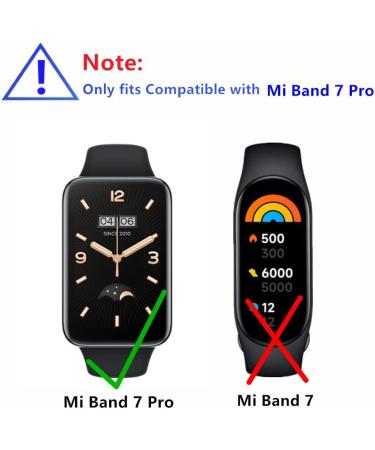 MIHENCE 3PCS Xiaomi Mi Band 7 Pro Screen Protector - Full Coverage 3D Case with Curved Edge TPU Film - Buy Online on SooperMarket.com