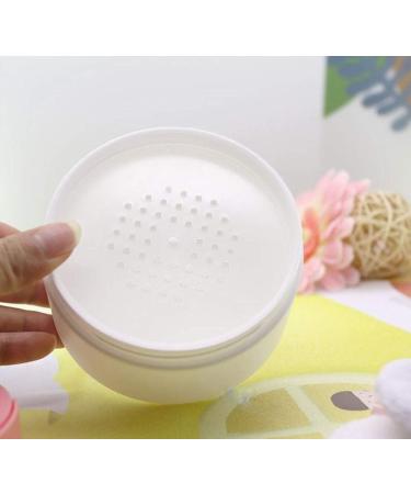 Travel-Friendly Baby Powder Container - Refillable Plastic Bath Powder Tank with Sieve - Portable Talcum Powder for Home & Travel (Green) - Buy Online on SooperMarket.com