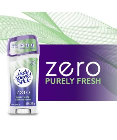 Lady Speed Stick Zero Deodorant Stick - Purely Fresh 2.3oz / 65g - Buy Online on SooperMarket.com