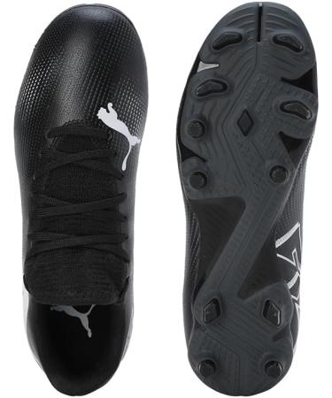 PUMA Unisex Kids Future 7 Play FG/AG Jr Soccer Shoe - Black/White - Size 31 EU | International Shipping Available - Buy Online on SooperMarket.com