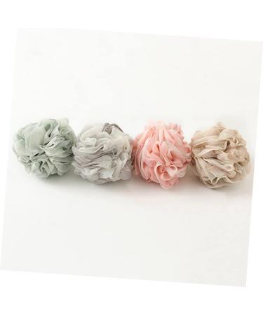 NOLITOY 6 Pcs Natural Loofah Dish Sponge Set | Eco-Friendly Bath & Shower Scrubber | Perfect for Women | Soft Mesh Pouf Cleaning Balls - Buy Online on SooperMarket.com