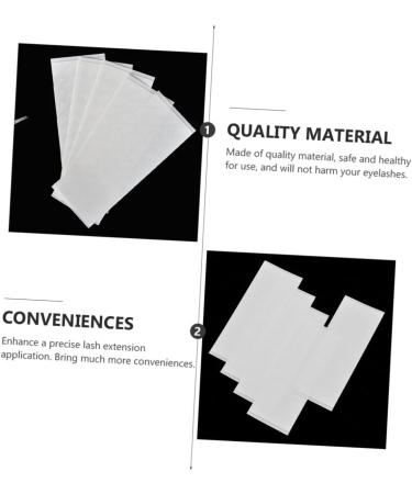 minkissy 20 Sheets eyelash glue holder flower tool Extension glue magnetic sticker lash adhesive stand eyelash glue strips Adhesive strip Auxiliary fake eyelashes base - Buy Online on SooperMarket.com