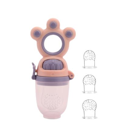 Baok Baby Fruit Schnuller Feeder | Food-Grade Silicone Baby Fruit Dispenser & Massage Toy for Toddlers - Buy Online on SooperMarket.com
