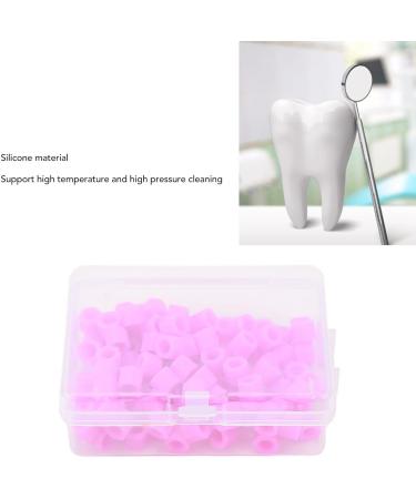 100 Non-Toxic Silicone Tooth Rings - Purple Code Rings for Dental Instruments & Hospital Marking - Buy Online on SooperMarket.com