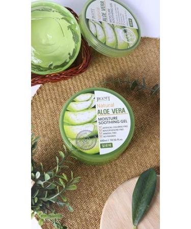 Buy JIGOTT Natural Aloe Vera 100% Moisture Soothing Gel 300ml | Hydrating Gel for Skin Relief | International Shipping Available - Buy Online on SooperMarket.com