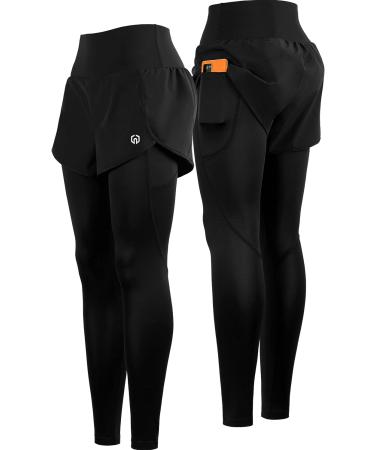 NELEUS Women's Yoga Pants | High Waist Workout Leggings with Tummy Control and 2 Pockets | X-Large, Black - Buy Online on SooperMarket.com
