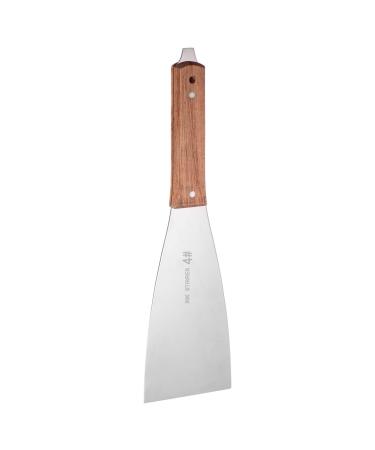 HARFINGTON Painting Knives 90mm Width Shovel Mixing Palette Scraper with Wood Handle for Oil Paint Craft Spreading(4#)