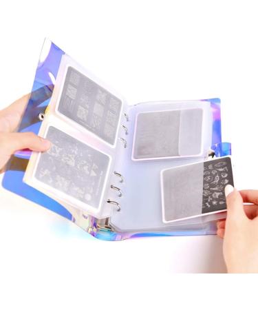 Alexnailart Christmas Nail Stamping Plates Set - 10 Piece Multi-Pattern Design Stencils with Storage Bag (Set7) - Buy Online on SooperMarket.com