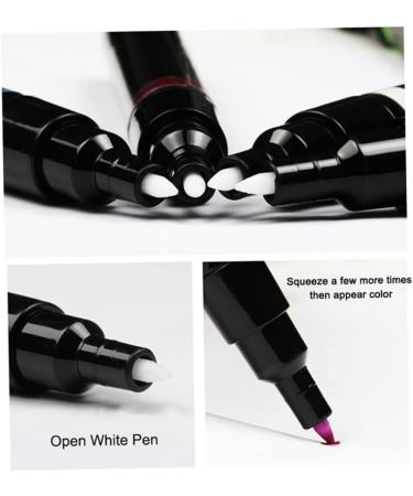16PCS Nail Art Pen Painting Kit Nail Polish Pens Drawing Dotting Nail Polish Pen 3d Nail Design Beauty Tools For Uv Gel Polish Assorted Colour - Buy Online on SooperMarket.com