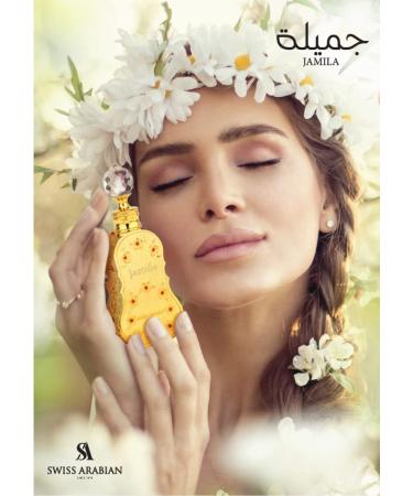 Swiss Arabian Jamila Perfume Oil for Women - Fruity Floral Musk - Long Lasting Luxury Fragrance - 0.5 Oz - Buy Online on SooperMarket.com