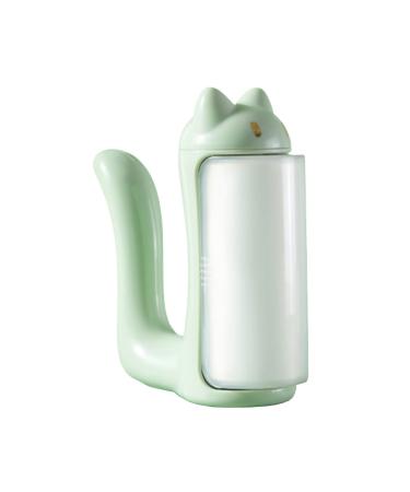 Cute Cat Shape Lint Roller Extra Sticky for Pet Hair 420 Sheets/1 Handle with 7 Refills Lint Remover Go Beyond Animal Fur Rodillo quitapelusas Fur Removal Tool Dehairing (Color : White)
