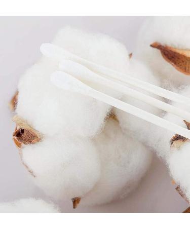 200 Counts Organic Cotton Swabs - Natural Double Tipped Cruelty-Free Ear Buds - Eco-Friendly & Biodegradable - Buy Online on SooperMarket.com