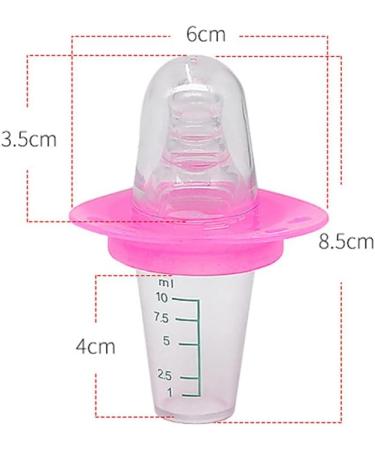 Tomaibaby 2pcs Baby Liquid Medicine Dispenser & Pacifier Feeder - Pink | Infant Feeding Supplies - Buy Online on SooperMarket.com