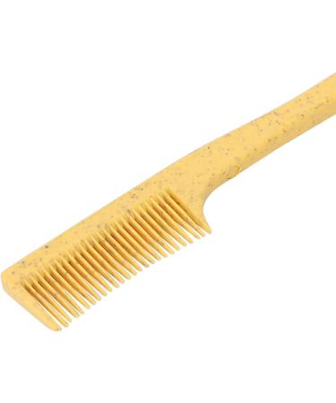 Double Headed Wheat Straw Eyebrow Brush Unique Makeup Eyelash with Durable Material for Taming Unruly Eyebrows (Yellow) - Buy Online on SooperMarket.com