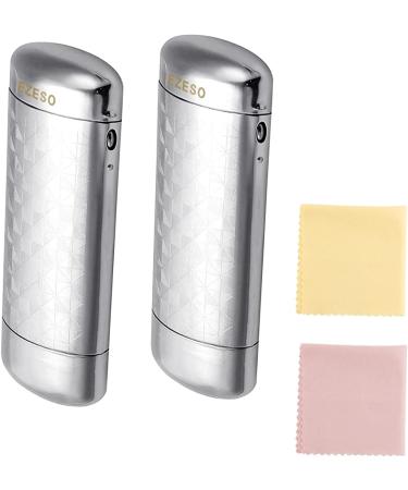 2 Pcs Aluminum Lattice Glasses Case for Small Frame - Silver - Buy Online on SooperMarket.com
