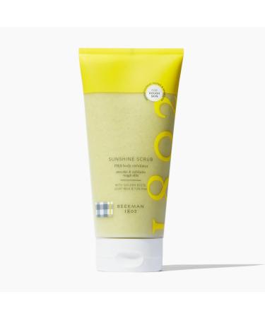 Beekman 1802 Sunshine Body Scrub - Fragrance Free - 8 oz - 7.5% PHA Body Exfoliator - Diminishes Look of Bumps Associated with Keratosis Pilaris - With Pumice - Good for Sensitive Skin - Cruelty Free
