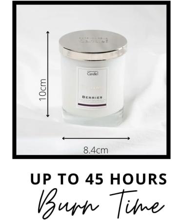Luxury Pomegranate Scented Candle | Hotel Collection | 45 Hours Burn Time | The Copenhagen Company - Buy Online on SooperMarket.com