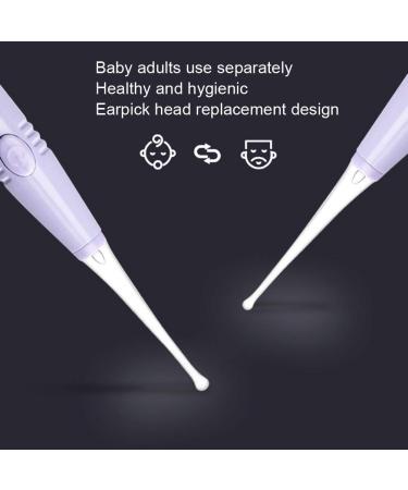 Electric Earpick Iron Box with Comfortable Grip - Ergonomic Handle Earwax Remover for Baby Use - Purple - Buy Online on SooperMarket.com