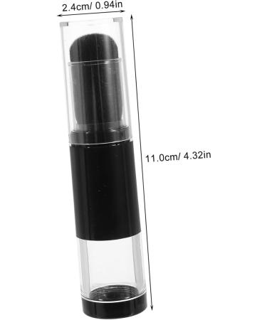 Mikinona flat heel pearl Cosmetic Brush makeup powder puff make up nail hair dryer brush bottle brush loose powder concealer brush Black Blush Brush Concealer hair contour brush - Buy Online on SooperMarket.com