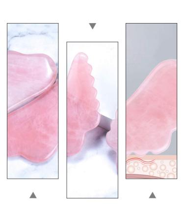 Quartz Wing Scraping Board - Crystal Facial Massage Tool for Beauty Therapy & Skincare - Buy Online on SooperMarket.com