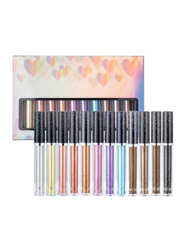 Lovelycat Liquid eye shadow durable opaque liquid eye shadow liquid flash eye shadow high impact multidimensional metal liquid eye shadow reflective flash liquid eye shadow set