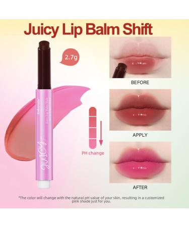 Buy 3 Pcs Magic Color Changing Juice Jelly Tinted Lip Balm - Vitamin E Glow Lip Color Lip Gloss Pen (Rose Berry Honeysuckle) - International Shipping Available - Buy Online on SooperMarket.com