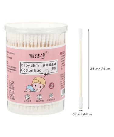 Beavorty Cotton Swabs - 2 Boxes Multi-Purpose Double-Headed Cotton Sticks for Baby Ear Cleaning & Safe Hygiene | International Shipping Available - Buy Online on SooperMarket.com
