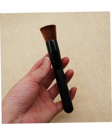 1PC Concave Makeup Brush Liquid Brushes Brush Large Face Brush Liquid Cream Blending Tool Cosmetic Applicator For Full Coverage(Black) - Buy Online on SooperMarket.com