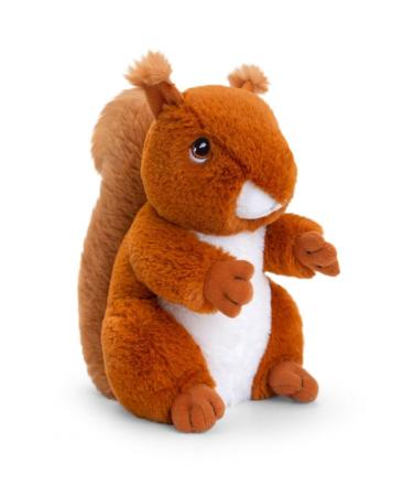 Deluxe Paws Plush Cuddly Soft Eco Toys 100% Recycled (Red Squirrel)