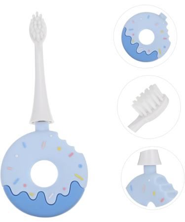 FOYTOKI Children's Toothbrush - Portable Silica Gel Cleaning Brush for Kids - 1 Pack - Blue - Buy Online on SooperMarket.com