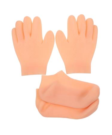 Gogogmee 1 Set Beauty Gloves Socks Women Moisturizing Gloves Moisturizing Gloves for Female Moisturizing Gloves and Socks Dry Hand Moisturizing Gloves for Lady Moisturizing Gloves for Women