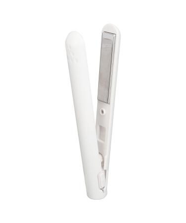 Hair Straightener Flat Iron Hair Straightener Portable Hair Straightening Flat Iron Hair Straightener Even Heating Constant Temperature for Hair Bangs (White)
